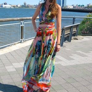 Alice + Olivia Lola halter top